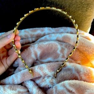 Gold headband